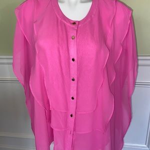 The Beautiful pink top Jennifer Lopez size L